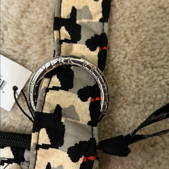 Vera Bradley Scottie Dog Houndstooth Black and White Crossbody Bag NWT MSRP $60 - Picture 11 of 15